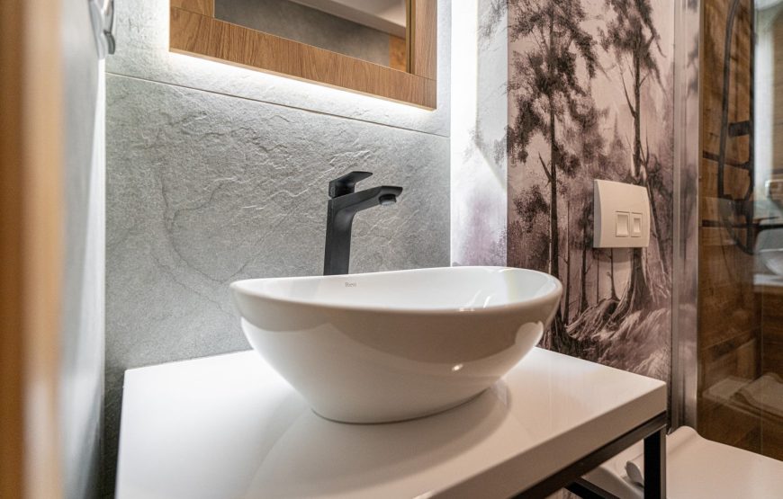 Apartment with Private Bedroom and Mountain View